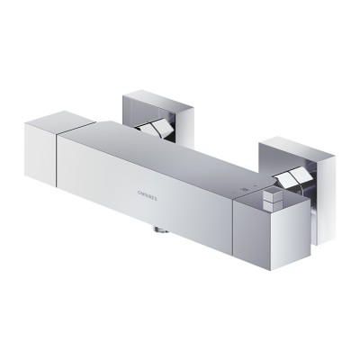 Omnires Fresh bateria prysznicowa termostatyczna ścienna chrom FR7146CR