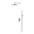 Omnires Fresh zestaw prysznicowy podtynkowy z deszczownicą chrom SYSFR17CR