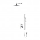 Omnires Fresh kompletny zestaw prysznicowy z deszczownicą 20 cm chrom SYSFR11CR