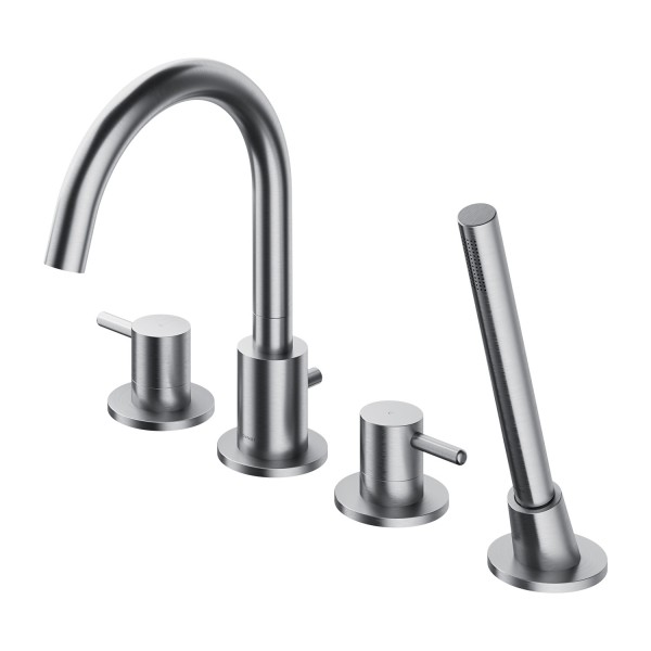 Omnires Y bateria wannowa 4-otworowa chrom Y1232NI