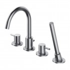 Omnires Y bateria wannowa 4-otworowa chrom Y1232NI