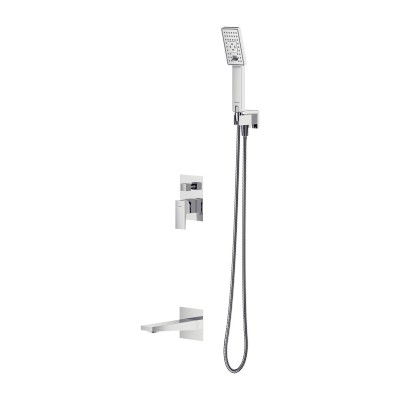 Omnires Fresh kompletny zestaw wannowy podtynkowy chrom SYSFRW01CR