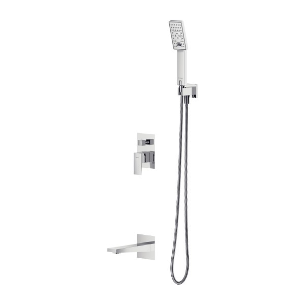 Omnires Fresh kompletny zestaw wannowy podtynkowy chrom SYSFRW01CR