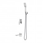 Omnires Fresh kompletny zestaw wannowy podtynkowy chrom SYSFRW01CR