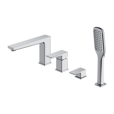 Omnires Parma bateria wannowa 4-otworowa chrom PM7432CR