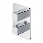 Omnires Parma bateria wannowo-prysznicowa podtynkowa termostatyczna chrom PM7436CR