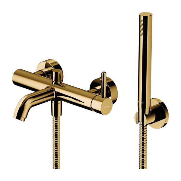 Omnires Y bateria wannowa ścienna złoty połysk Y1231GL