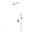 Omnires Parma zestaw prysznicowy podtynkowy z deszczownicą 25 cm chrom SYSPM10CR