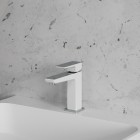 Omnires Parma bateria umywalkowa stojąca chrom/biały PM7410CRB