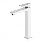 Omnires Parma bateria umywalkowa wysoka stojąca chrom/biały PM7412CRB