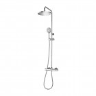 Omnires Y zestaw natryskowy termostatyczny z deszczownicą 25 cm chrom SYSY10/N/6CR