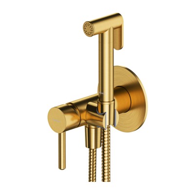 Omnires Y bateria bidetowa podtynkowa złoty szczotkowany SYSYBI2GLB