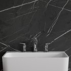 Omnires Art Deco bateria umywalkowa 3-otworowa stojąca chrom AD5114CR