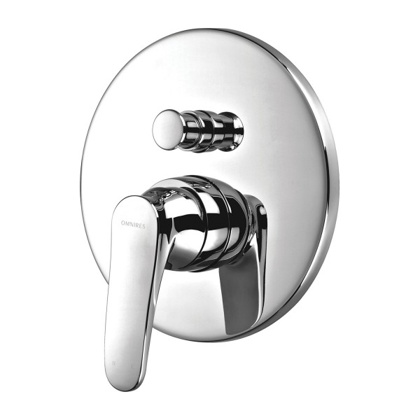 Omnires Art Deco bateria wannowo-prysznicowa podtynkowa chrom AD5135CR