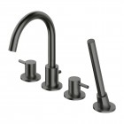 Omnires Y bateria wannowa 4-otworowa grafit Y1232GR