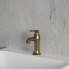 Omnires Art Deco bateria umywalkowa stojąca retro brąz antyczny AD5111BR
