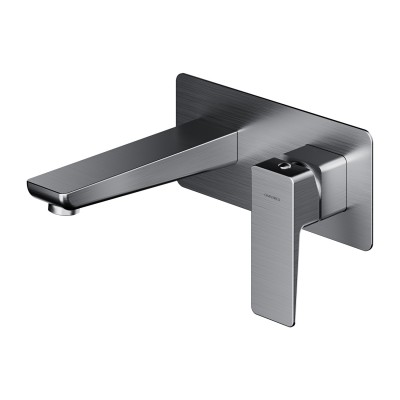 Omnires Parma bateria umywalkowa podtynkowa wylewka 17 cm nikiel PM7415/1IN