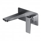 Omnires Parma bateria umywalkowa podtynkowa wylewka 17 cm nikiel PM7415/1IN