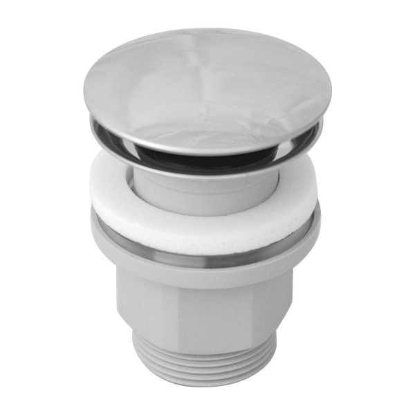 Omnires korek do umywalki klik klak okrągły chrom A64CR