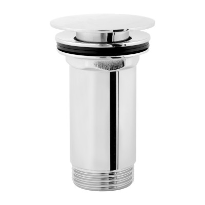 Omnires korek do umywalki klik klak okrągły chrom P706CR