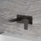 Omnires Parma bateria umywalkowa podtynkowa wylewka 17 cm grafit PM7415GR