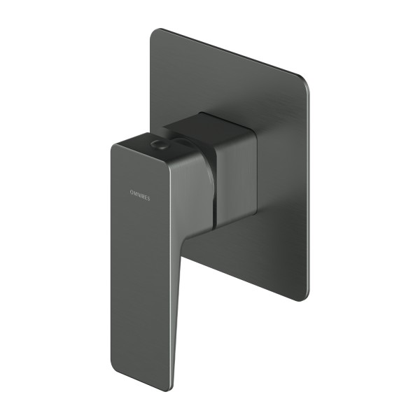 Omnires Parma bateria prysznicowa podtynkowa grafit PM7445GR