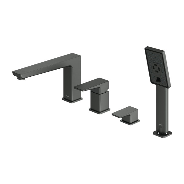 Omnires Parma bateria wannowa 4-otworowa grafit PM7432GR