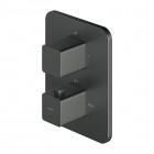 Omnires Parma bateria wannowo-prysznicowa podtynkowa termostatyczna grafit PM7436GR