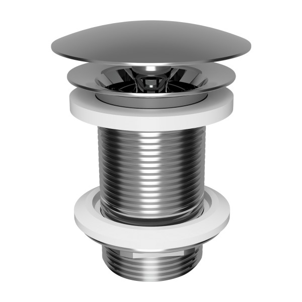 Omnires korek do umywalki okrągły bez przelewu chrom A82CR