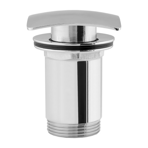 Omnires korek do umywalki z przelewem klik klak kwadratowy chrom F706CR