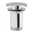 Omnires korek do umywalki z przelewem klik klak kwadratowy chrom F706CR