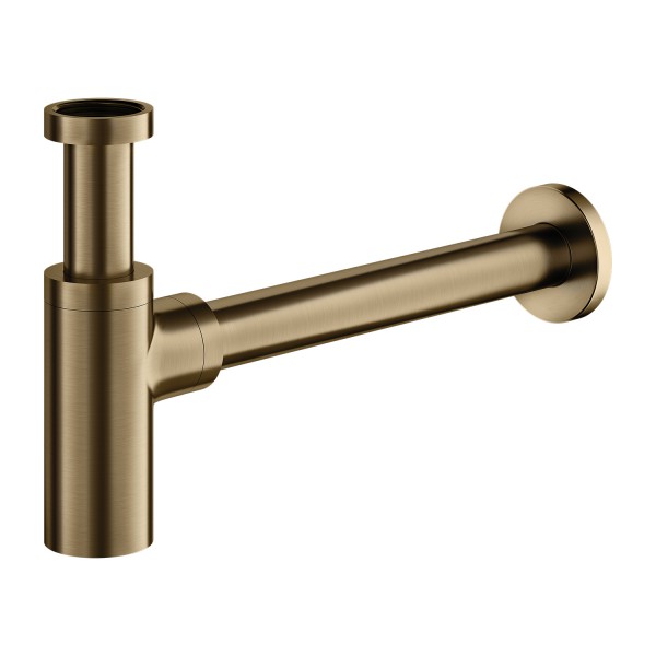 Omnires syfon umywalkowy mosiężny okrągły brąz antyczny A186BR