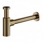 Omnires syfon umywalkowy mosiężny okrągły brąz antyczny A186BR