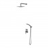 Omnires Slide zestaw prysznicowy podtynkowy z deszczownicą 25 cm chrom SYSSL10CR