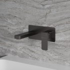 Omnires Slide bateria umywalkowa podtynkowa wylewka 17,3 cm grafit SL7715GR