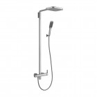 Omnires Hudson zestaw natryskowy z deszczownicą chrom HS4144CR