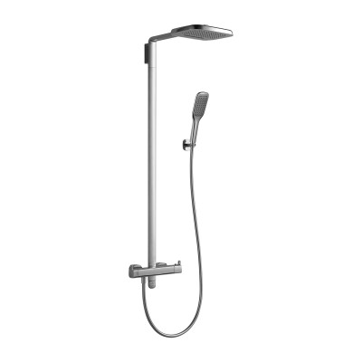 Omnires Hudson zestaw natryskowy termostatyczny z deszczownicą chrom HS4144/6CR