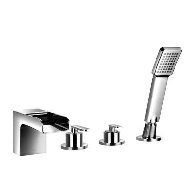 Omnires Cascade bateria wannowa 4-otworowa chrom CA4032CR