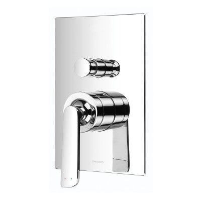 Omnires Cascade bateria wannowo-prysznicowa podtynkowa chrom CA4035CR