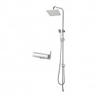 Omnires Cascade zestaw natryskowy z deszczownicą 25 cm chrom CA4041CR