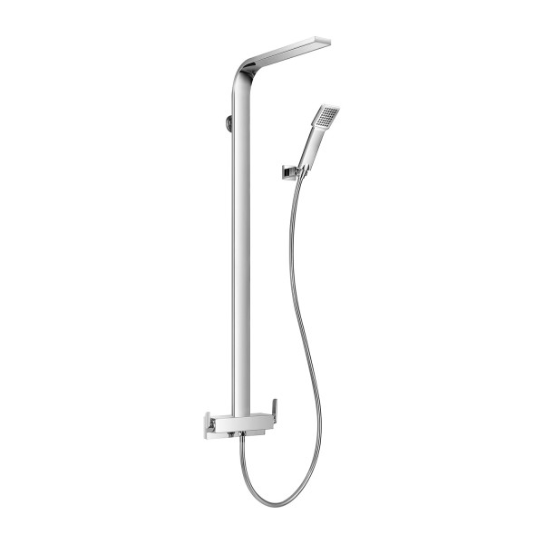Omnires Cascade zestaw natryskowy z deszczownicą chrom CA4044CR