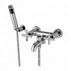 Omnires Modern bateria wannowa ścienna chrom C304CR