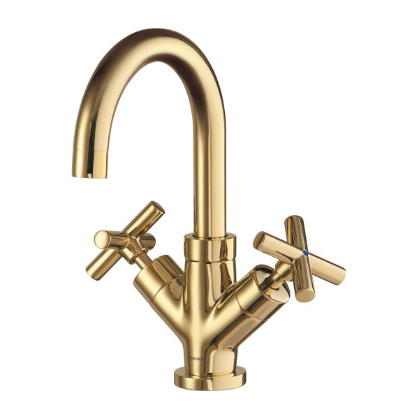 Omnires Modern bateria umywalkowa stojąca złoty połysk C301GL