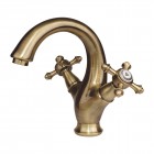 Omnires Retro bateria umywalkowa stojąca retro brąz antyczny RE7210BR