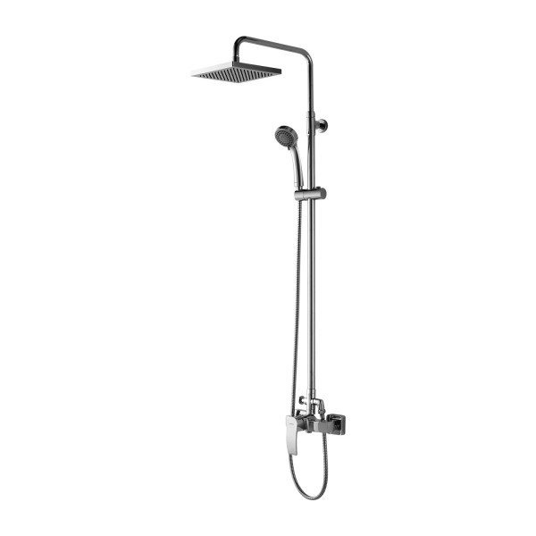 Omnires Murray zestaw natryskowy z deszczownicą 20 cm chrom MU6144CR