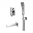 Omnires Murray kompletny zestaw wannowy podtynkowy chrom SYSMUW01CR