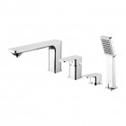 Omnires Apure bateria wannowa 4-otworowa chrom AP2232CR