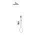 Omnires Apure zestaw prysznicowy podtynkowy z deszczownicą 20 cm chrom SYSAP10CR