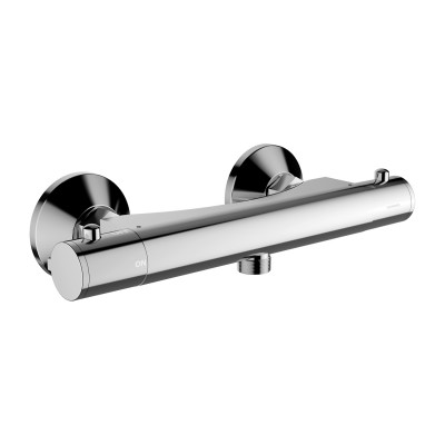 Omnires Mini bateria prysznicowa termostatyczna ścienna chrom MI1546CR
