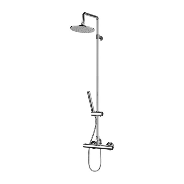 Omnires Mini zestaw natryskowy termostatyczny deszczownica 20 cm chrom MI1544-X/OCR